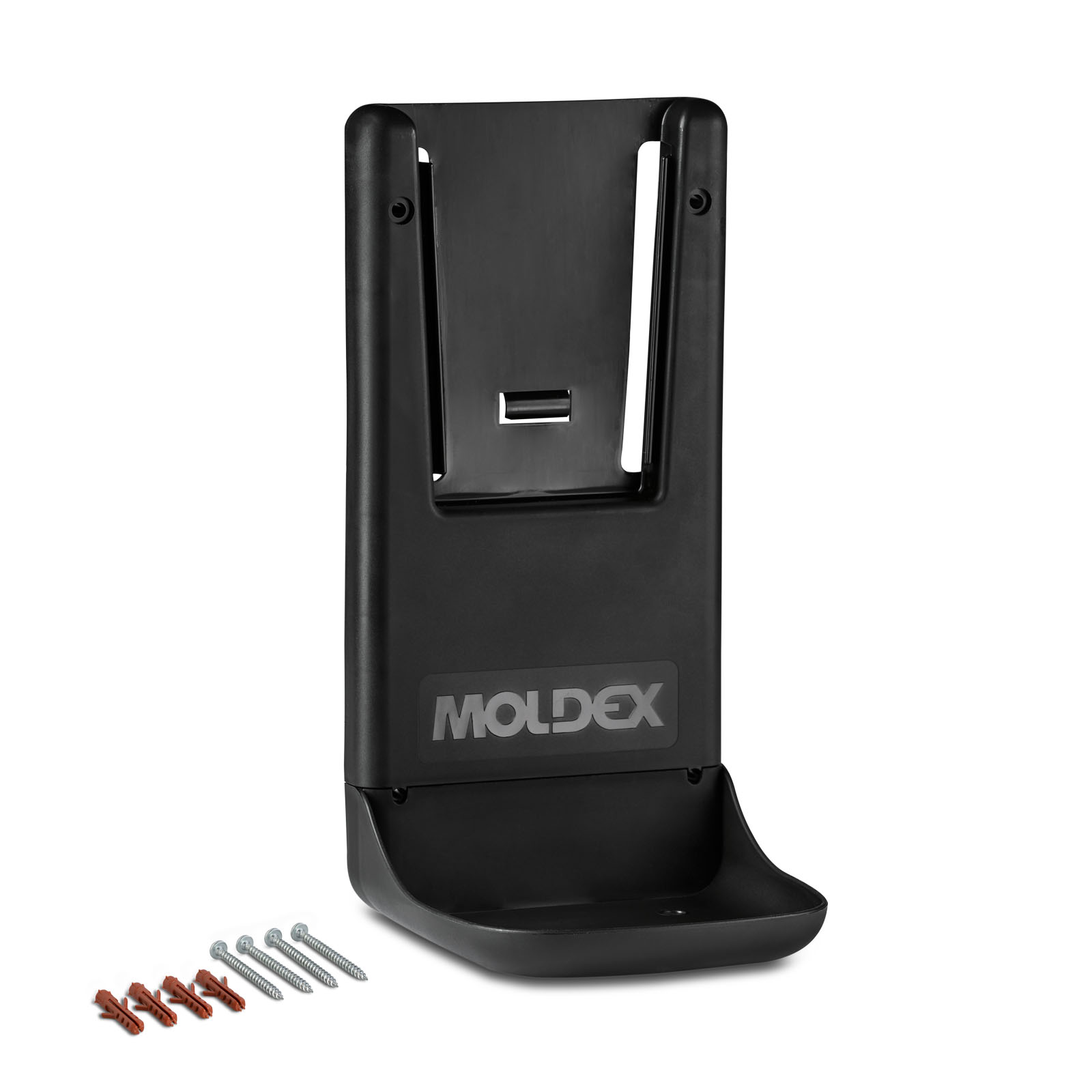 m20-7060 Moldex Black Storage Box Bracket for use with Moldex Stations