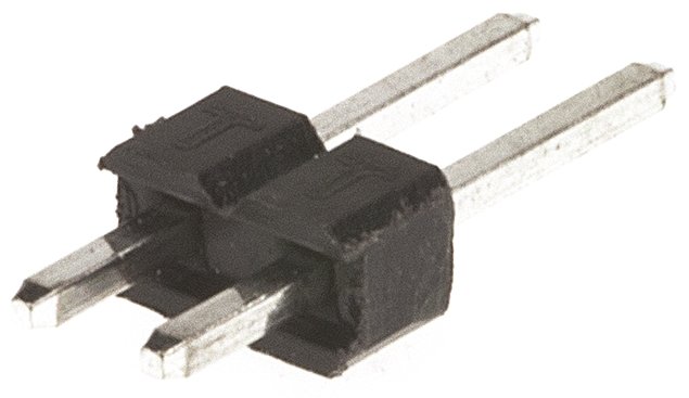 m20-9990245 HARWIN M20 Series Straight Through Hole Pin Header, 2 Contact(s), 2.54 mm Pitch, 1 Row, Unshrouded