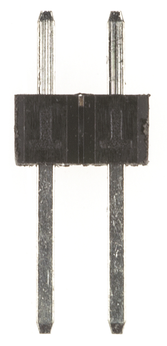 m20-9990245 HARWIN M20 Series Straight Through Hole Pin Header, 2 Contact(s), 2.54 mm Pitch, 1 Row, Unshrouded