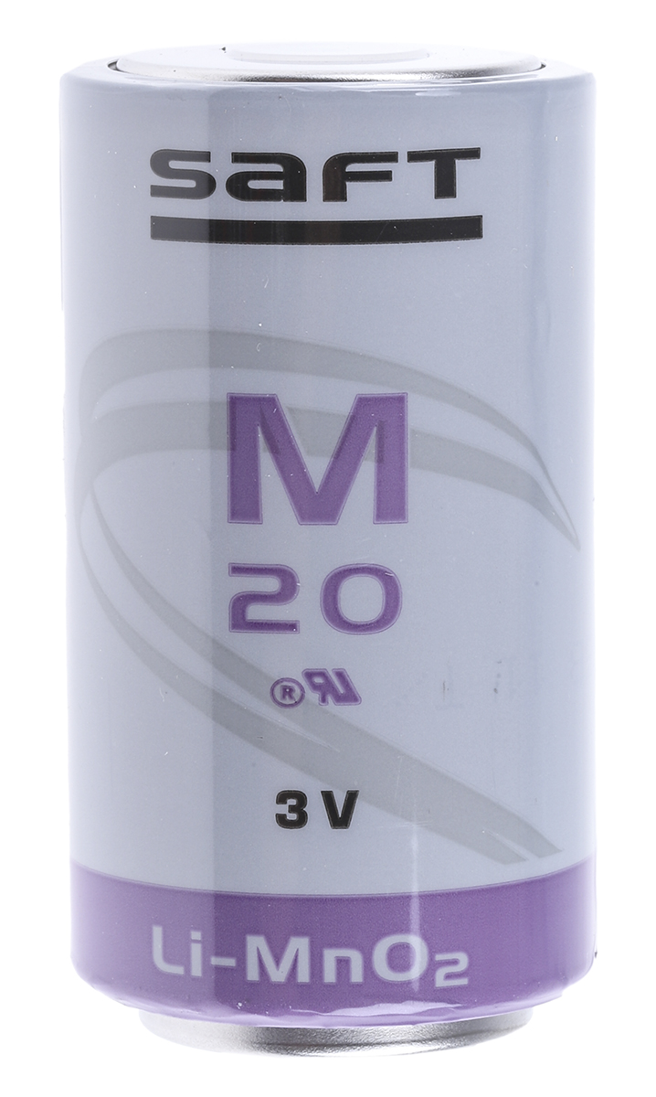 Saft M20 3 V Lithium Manganese Dioxide D Battery