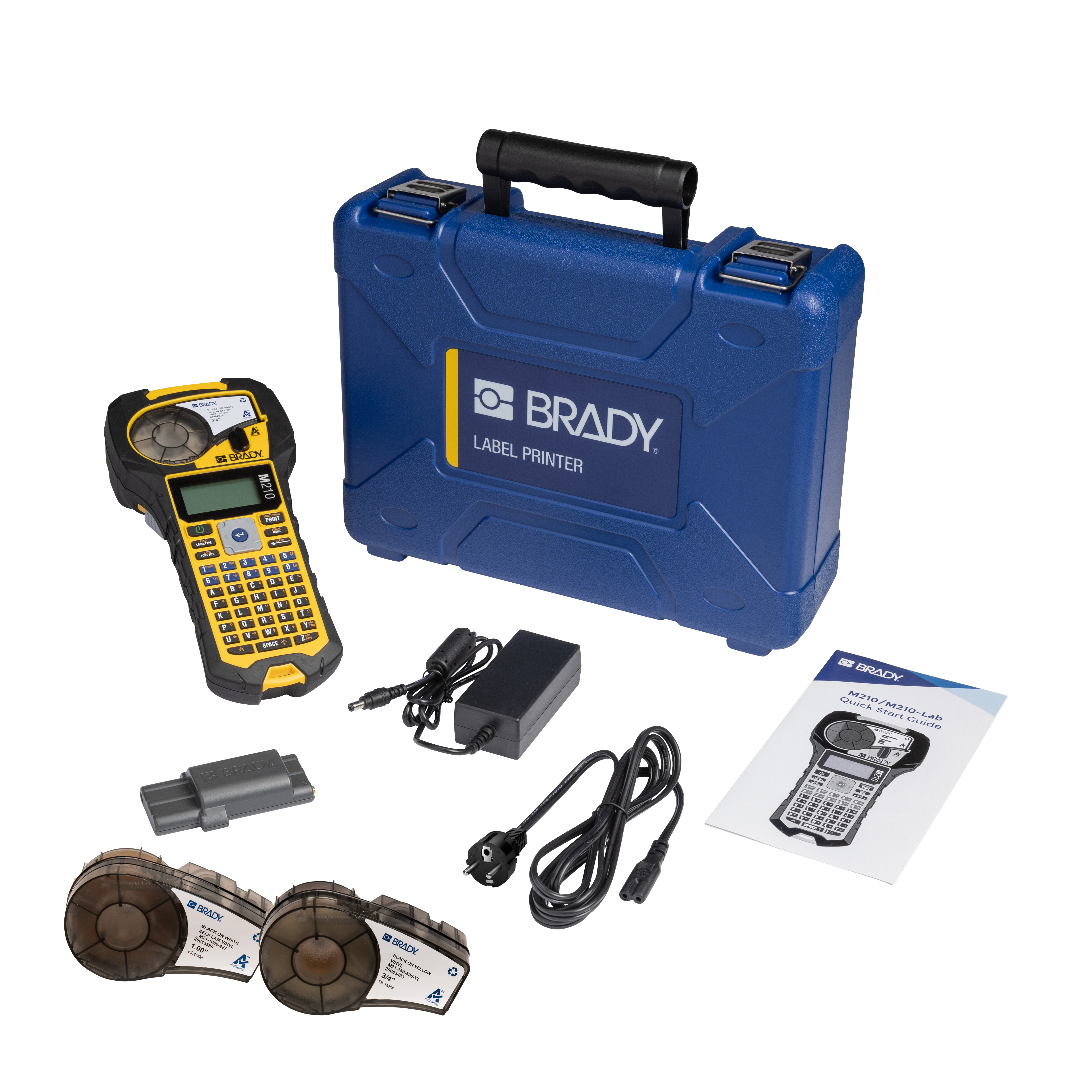 Brady M210 Handheld Label Printer Kit, 19.05 mm Max Label Width, EU
