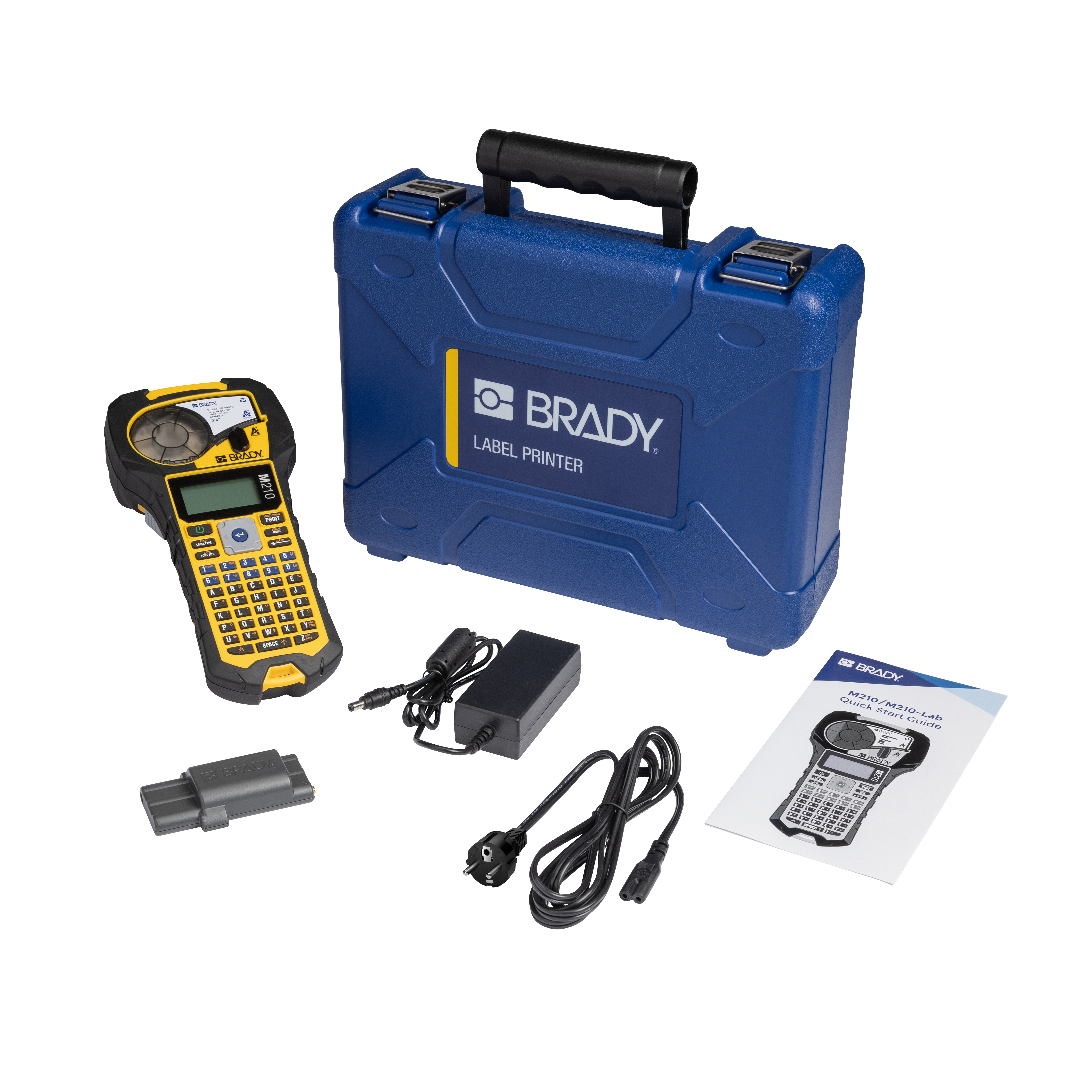 Brady M210 Handheld Label Printer Kit, 19.05 mm Max Label Width, EU