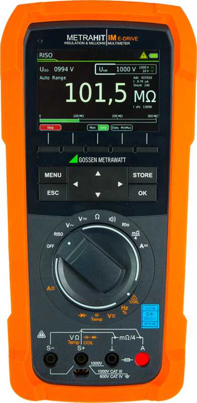 Gossen Metrawatt M274S Handheld Digital Multimeter True RMS, 3 mA ac, 3 mA dc, 1 kV ac