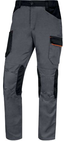 Delta Plus MACH 2 Unisex Trousers Orange, Grey 32 in Waist