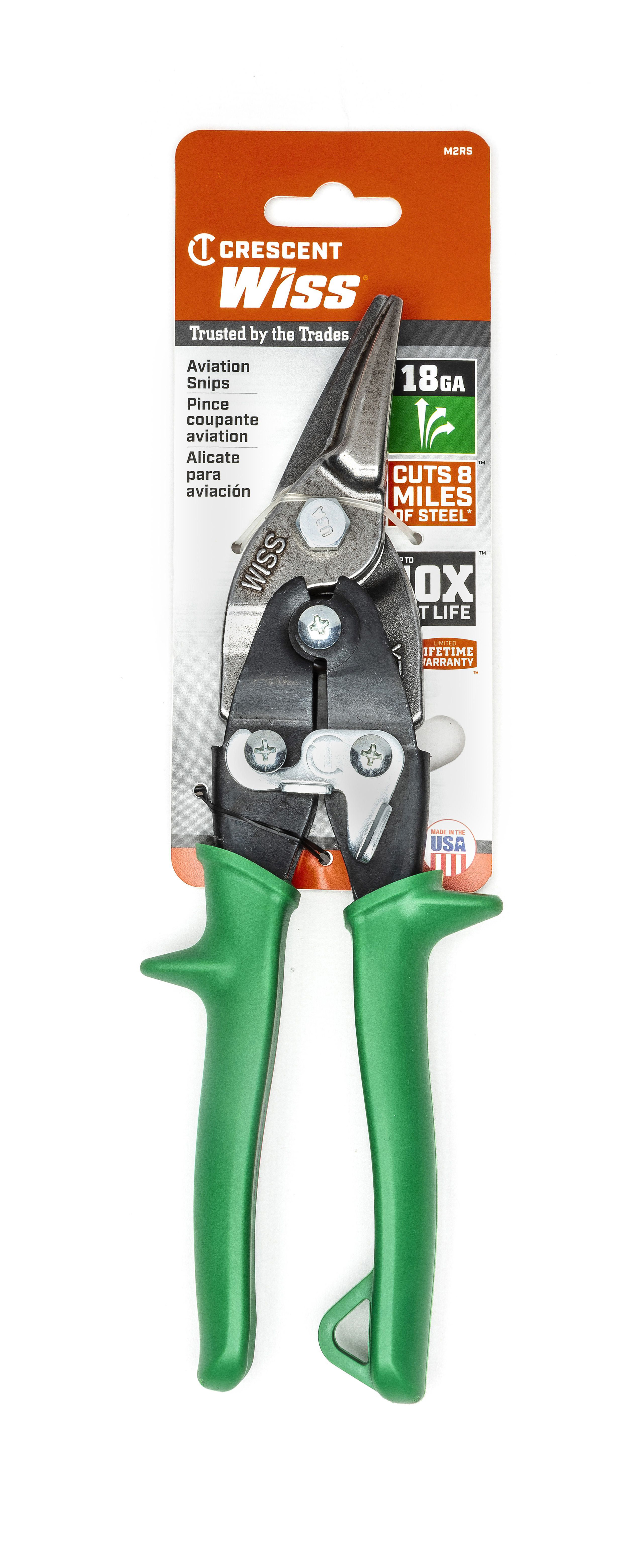 m2r Wiss 247 mm Tin Snip for Low Carbon Steel