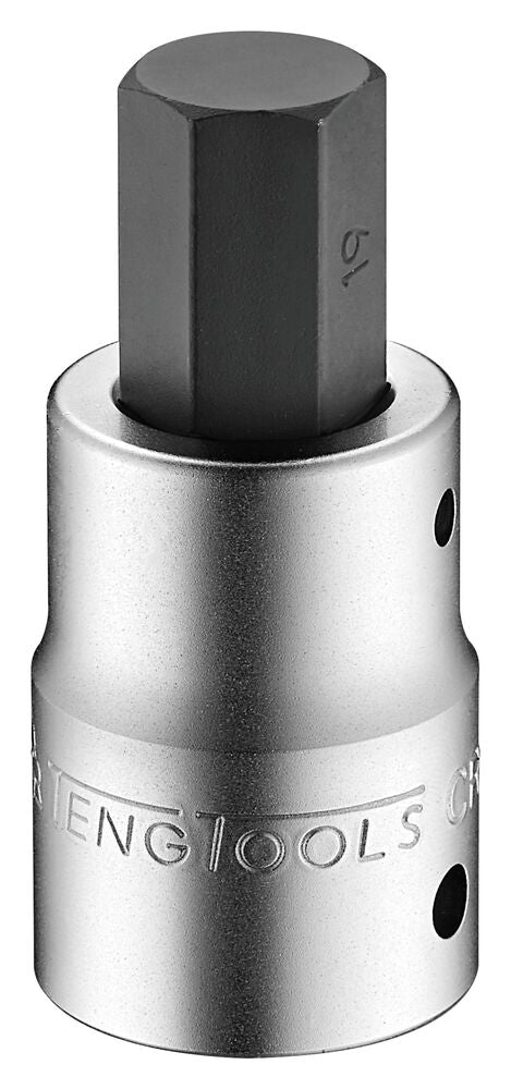 Teng Tools 3/4 in Drive 22 mm Bit Socket, 78.5mm Overall Length