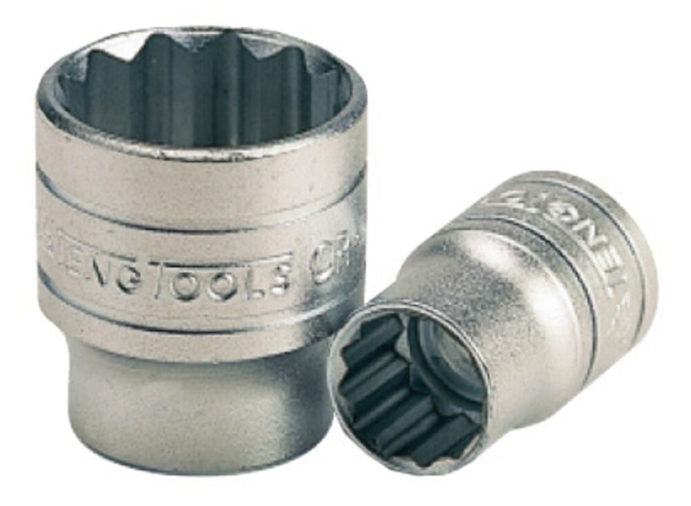 Teng Tools 3/8 in Drive 13 mm 12 Point, 26mm Overall Length