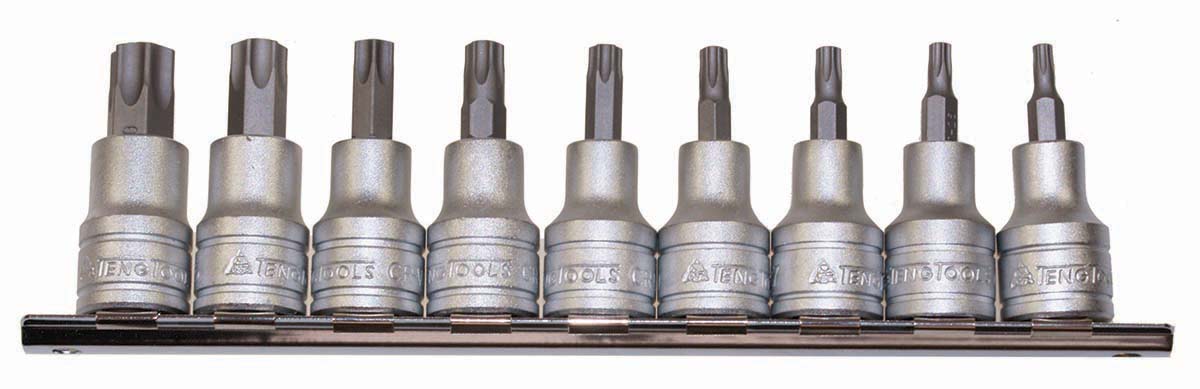 Teng Tools 9-Piece 3/8 in Regular Socket Set