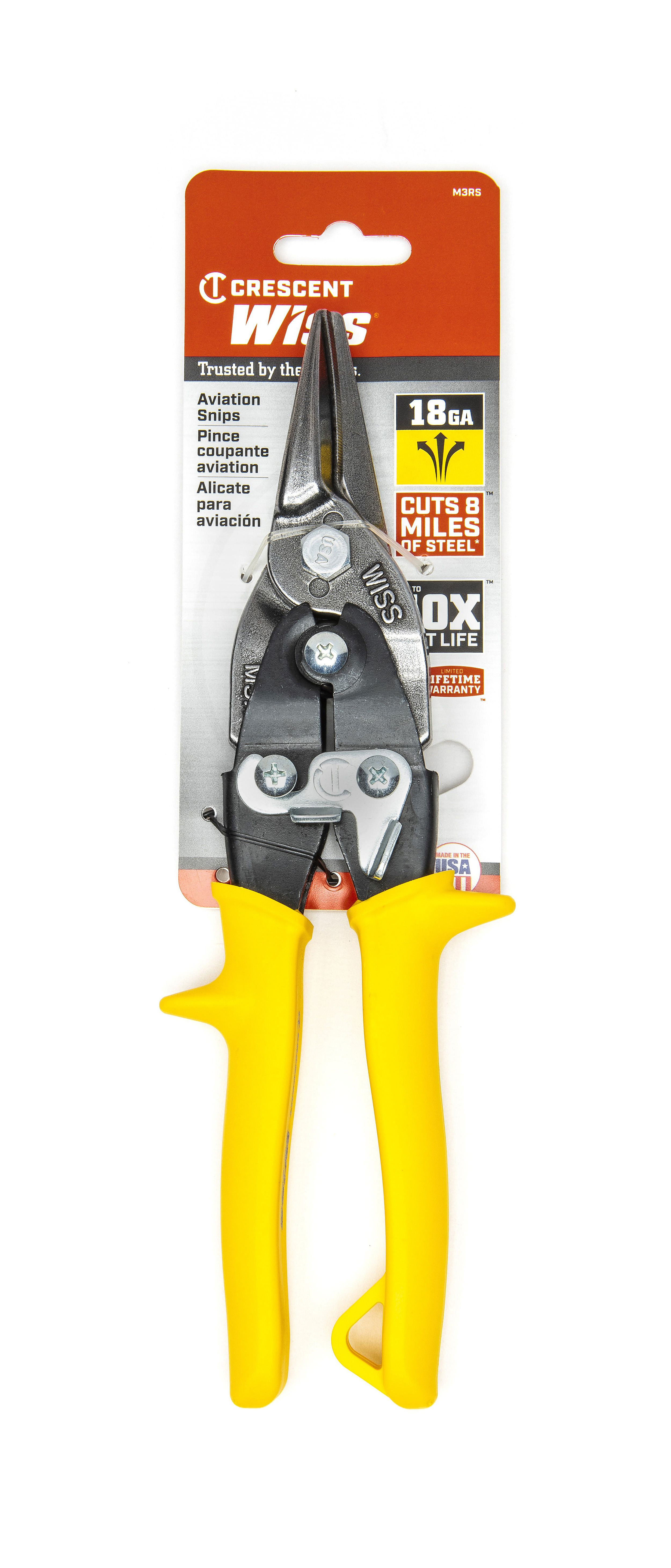 m3r Wiss 170 mm Tin Snip for Carbon Steel