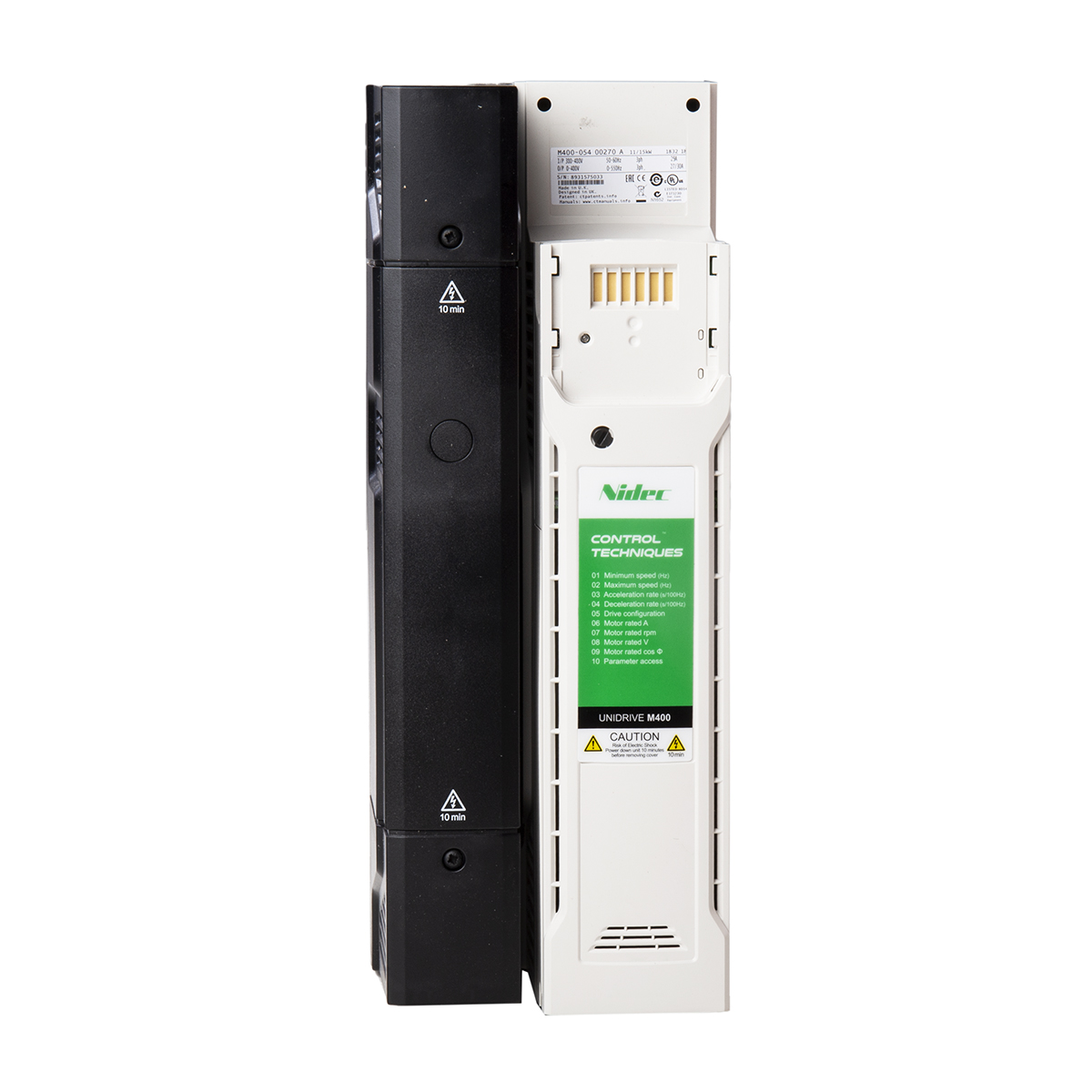 Control Techniques Inverter Drive, 11 kW, 3 Phase, M400 Series 480 V 30 A