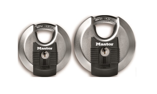 Master Lock Key Stainless Steel Padlock Weatherproof, 10 mm Shackle