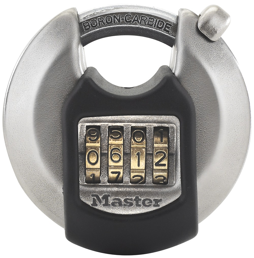 Master Lock Padlock Stainless Steel Padlock Weatherproof, 10 mm Shackle, 70 mm Body