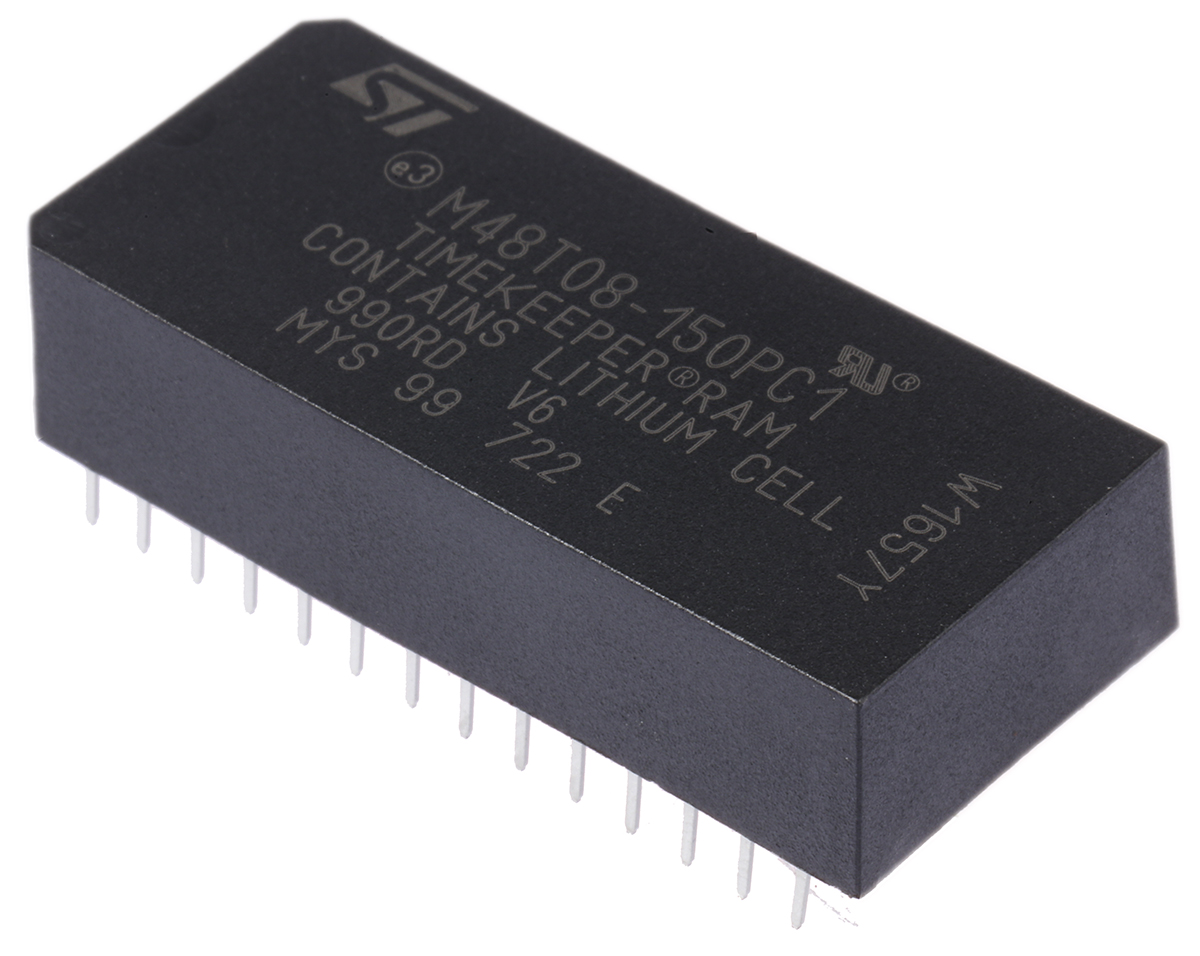STMicroelectronics 64 kB 150 ns NVRAM 28-Pin PCDIP