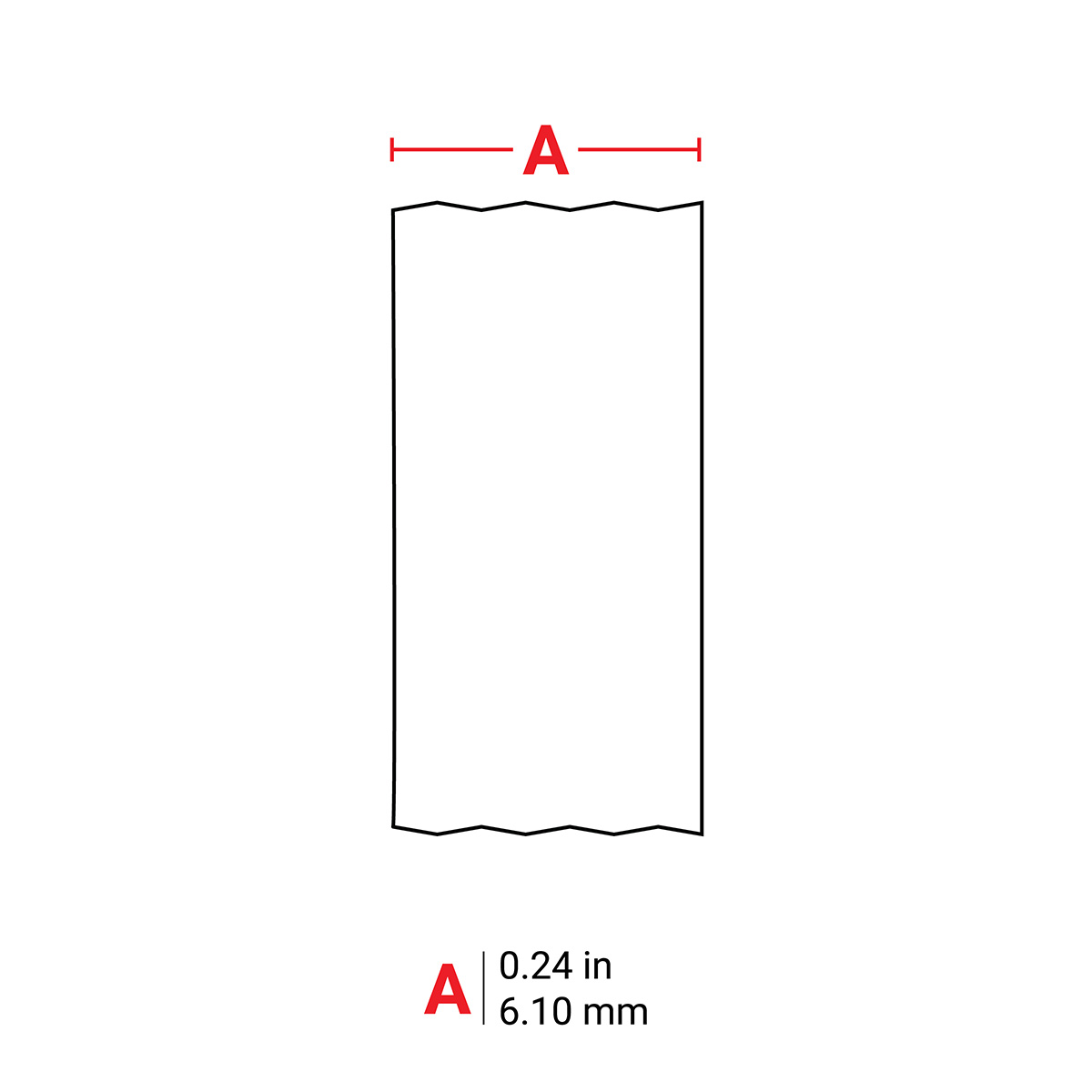 m4c-240-498 Brady Black on Black, White Label, 4.88 m Length, 6.1 mm Width, 4.88 m Label Length, 6.1 mm Label Width