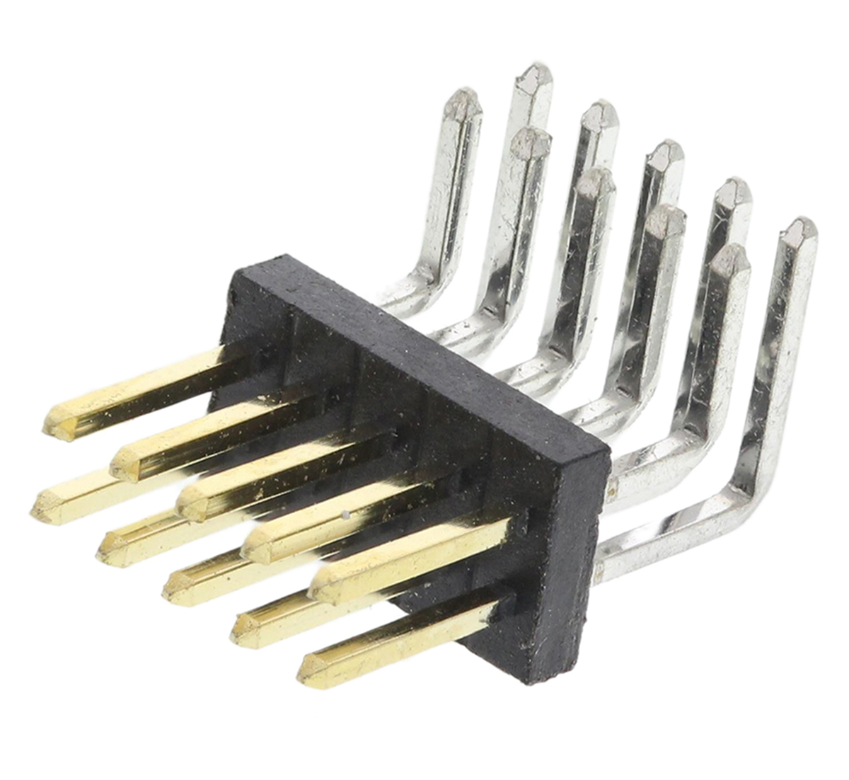 m50-3900542 HARWIN Archer M50 Series Right Angle Through Hole Pin Header, 10 Contact(s), 1.27 mm Pitch, 2 Row, Unshrouded