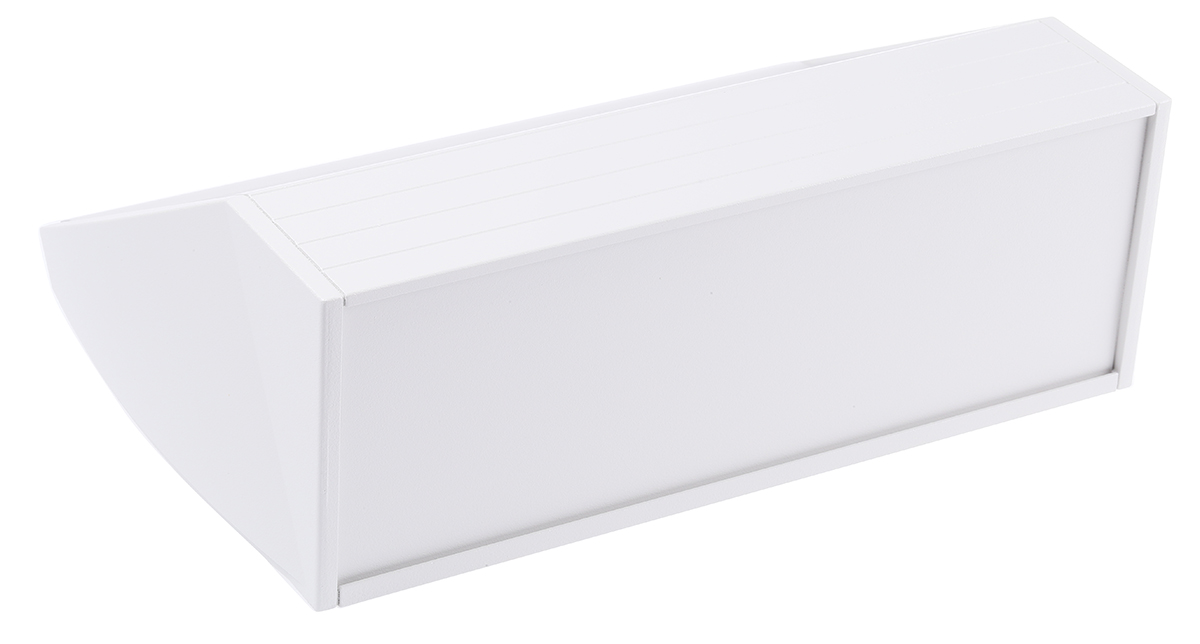 m5330105rs METCASE Unidesk Series Black, Grey Aluminium Enclosure Desktop Enclosure Sloped Front 102 mm, 7.84 in