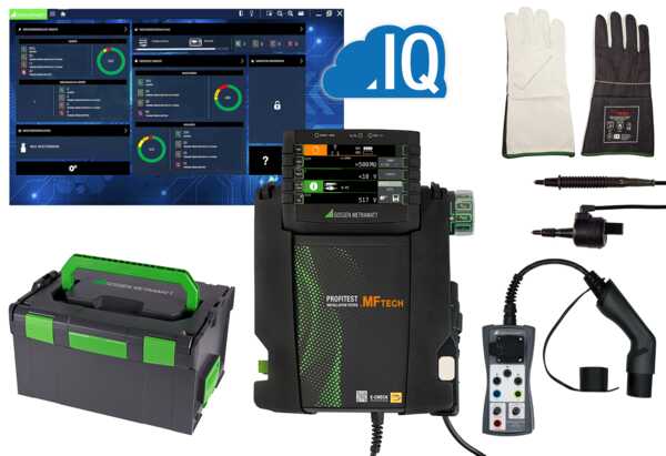 Gossen Metrawatt PROFiTEST MF TECH EVSE-Set Multifunction Tester 600V Earth Resistance Measurement With USB