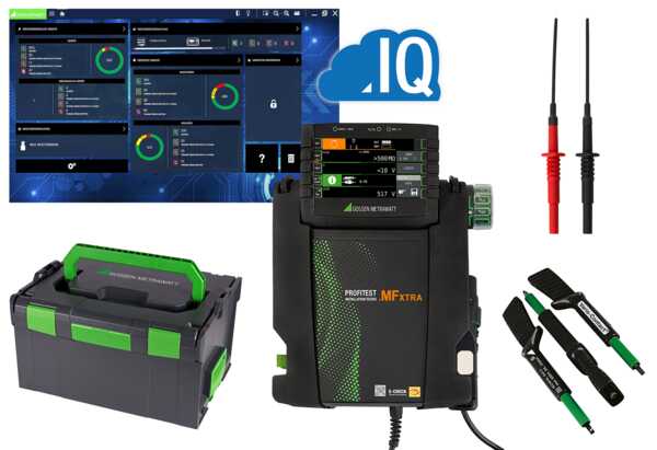 Gossen Metrawatt PROFiTEST MF XTRA Starter-Set Multifunction Tester 600V Earth Resistance Measurement With USB