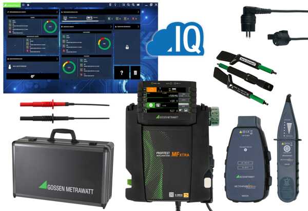 Gossen Metrawatt PROFiTEST MF XTRA Meister-Set Multifunction Tester 600V Earth Resistance Measurement With USB