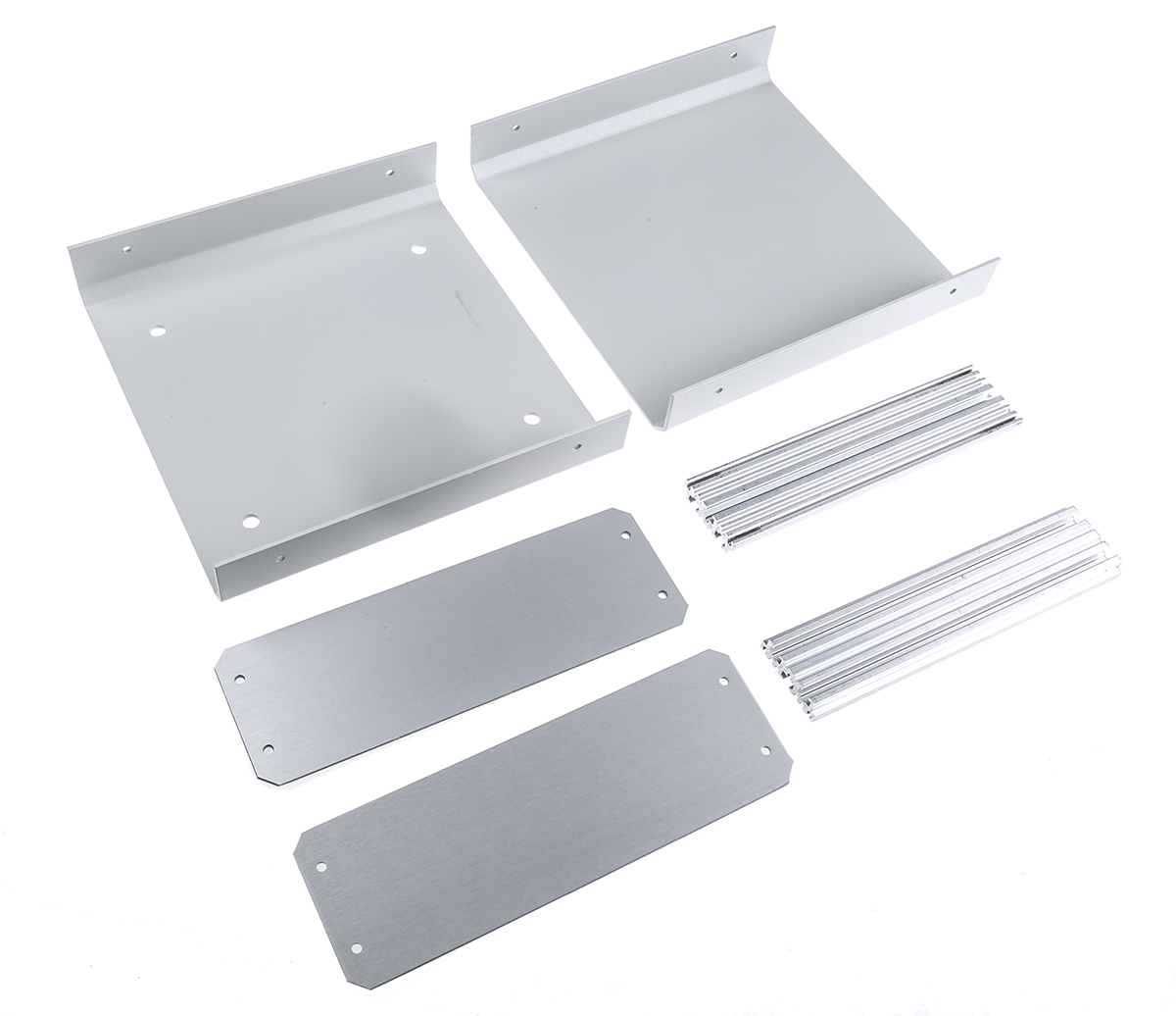 METCASE Unicase Grey Aluminium Instrument Case 65 mm, 180 mm, 185 mm