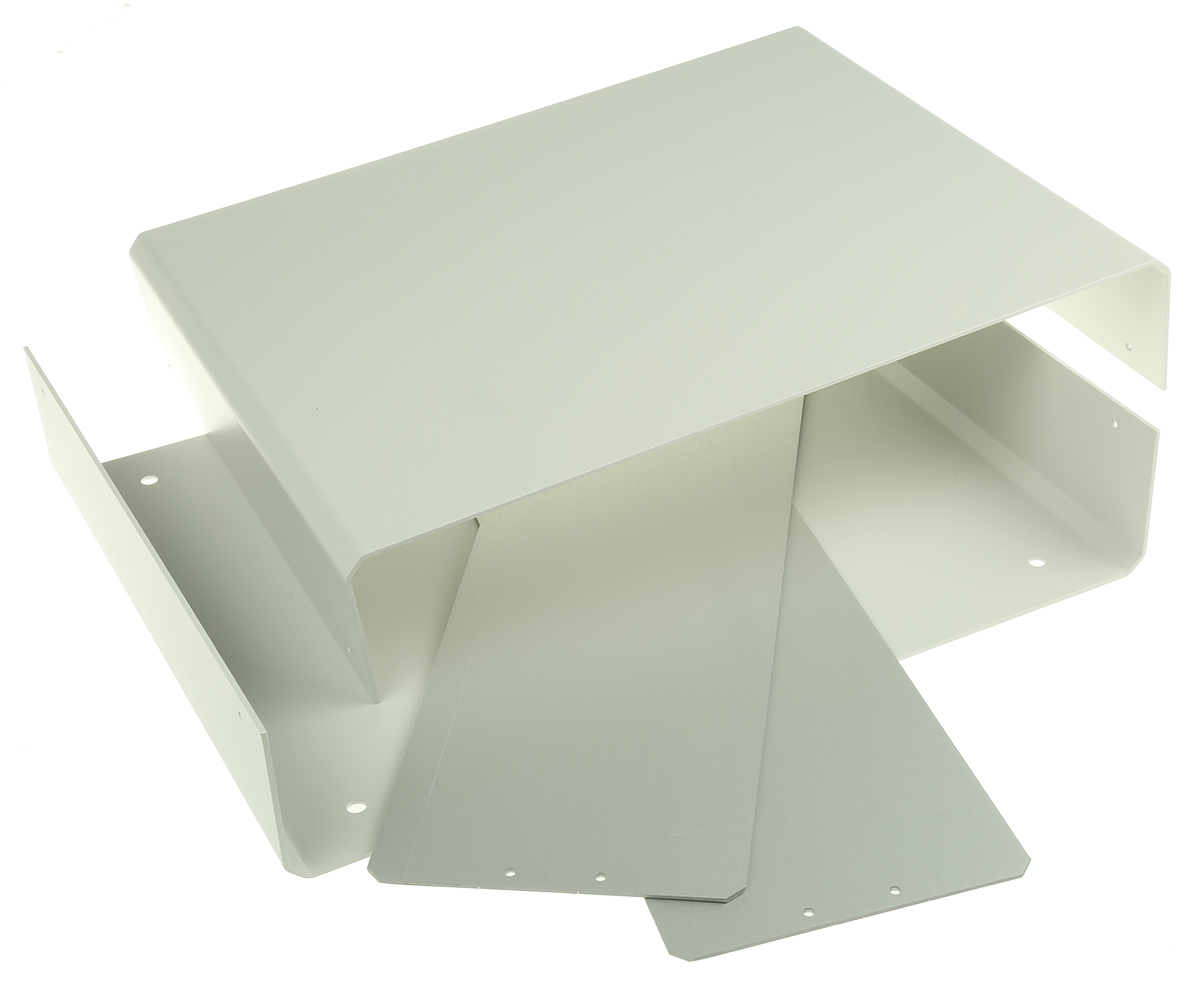 METCASE Unicase Grey Aluminium Instrument Case 134 mm, 300 mm, 367 mm