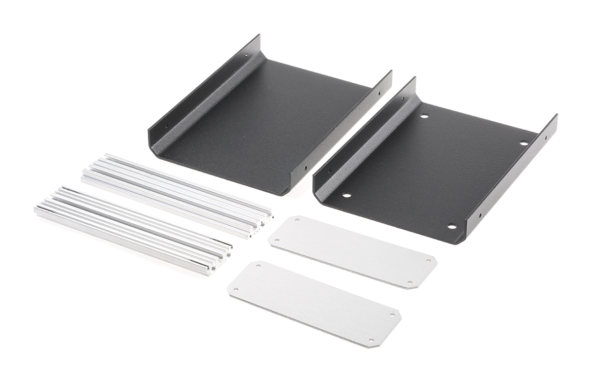 METCASE Unicase Black Aluminium Instrument Case 50 mm, 130 mm, 180 mm