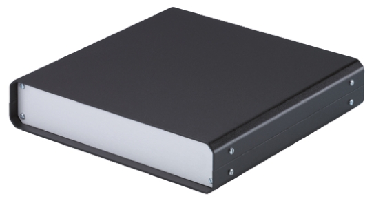 METCASE Unicase Black Aluminium Instrument Case 50 mm, 250 mm, 250 mm