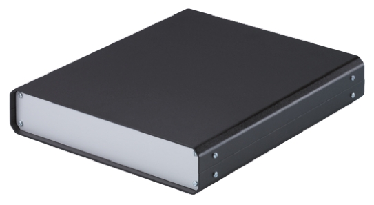 METCASE Unicase Black Aluminium Instrument Case 50 mm, 300 mm, 250 mm
