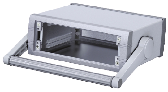 METCASE Unimet-Plus Grey Aluminium Instrument Case 85.7 mm, 231.6 mm, 193.3 mm