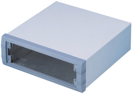 METCASE Unimet Grey Aluminium Instrument Case 85 mm, 260 mm, 250 mm