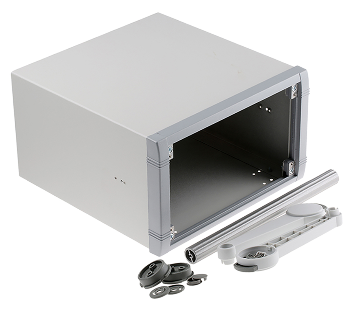 METCASE Unimet Grey Aluminium Instrument Case 150 mm, 260 mm, 250 mm