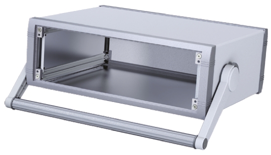 METCASE Unimet-Plus Grey Aluminium Instrument Case 120.7 mm, 351.6 mm, 263.3 mm