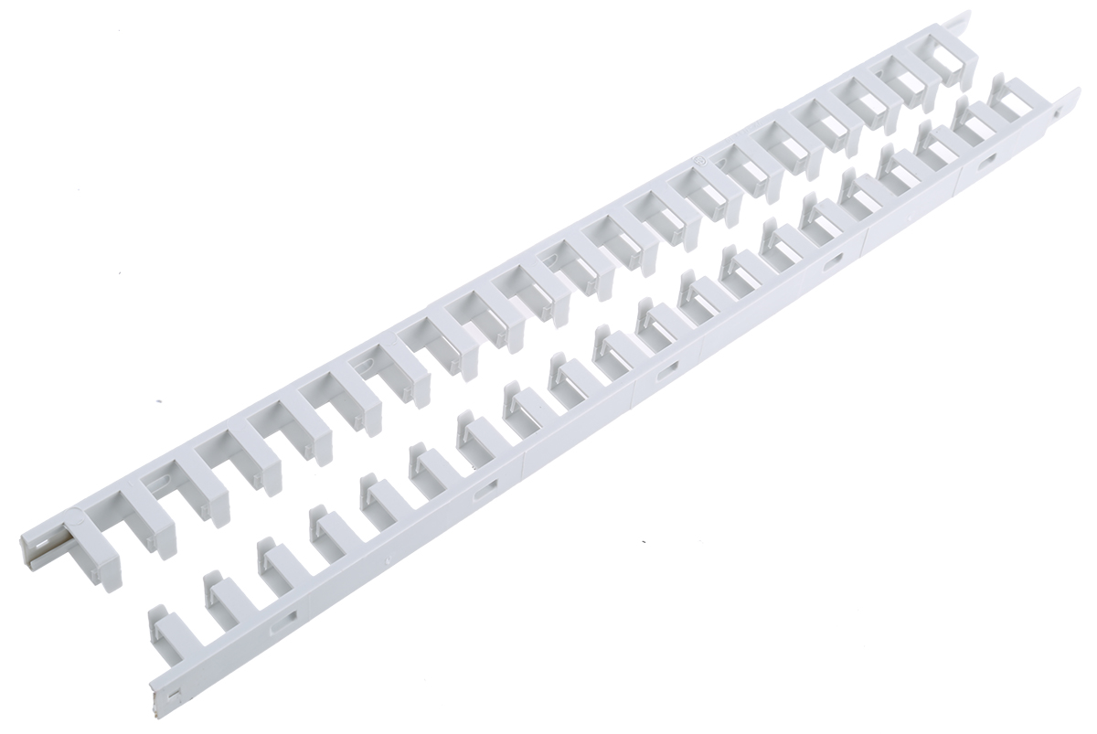 Hager Standard Grey - Flexible Slot, W11mm x D15 mm, L250 mm, Polyamide