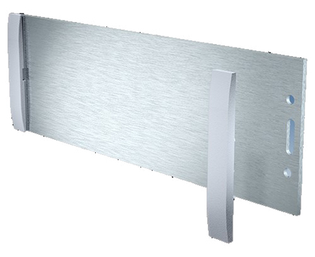m5700608 METCASE Transparent Aluminium Front, 65 mm H, 2mm W, 200 mm L, for Use with Mettec Case
