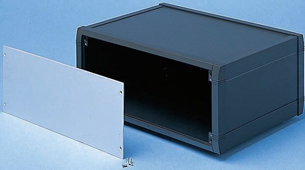 METCASE Transparent Aluminium Front, 100 mm H, 2mm W, 200 mm L, for Use with Mettec Case
