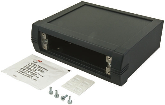 METCASE Mettec Grey Aluminium Instrument Case 120 mm, 250 mm, 250 mm