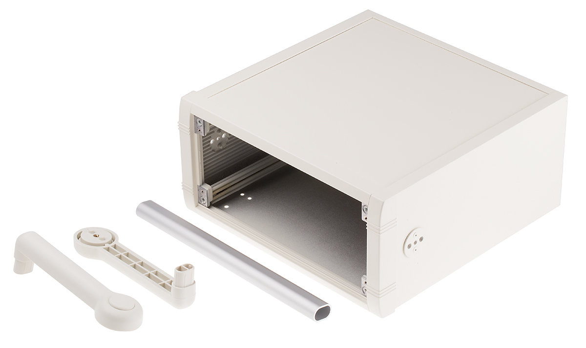 m5725227 METCASE Mettec White Aluminium Instrument Case 120 mm, 250 mm, 250 mm
