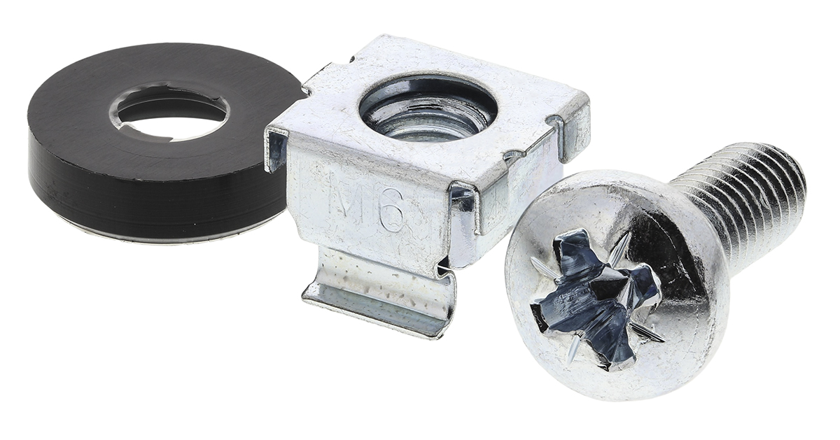 METCASE Combimet Series Mounting Kit for Use with Unicase Enclosures, M6 Thread, 4 Per Pack Piece(s) 19in