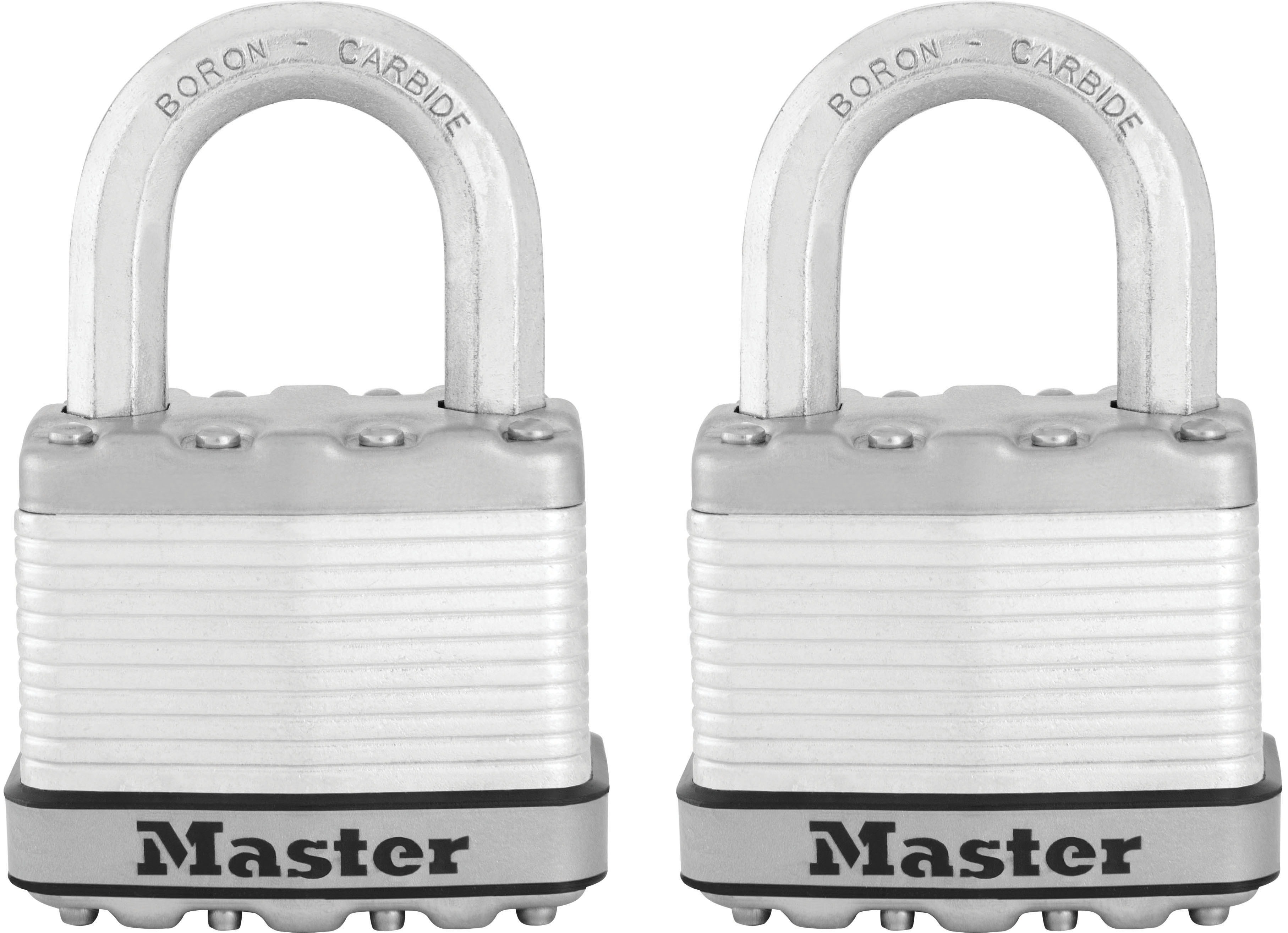 Master Lock Padlock Steel Padlock Weatherproof Keyed Alike, 9 mm Shackle, 52 mm Body