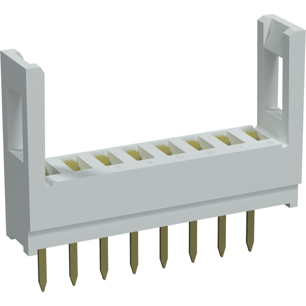 ZDAUTO M5S Series Straight PCB PCB Socket, 8-Contact, 1 Row PCB