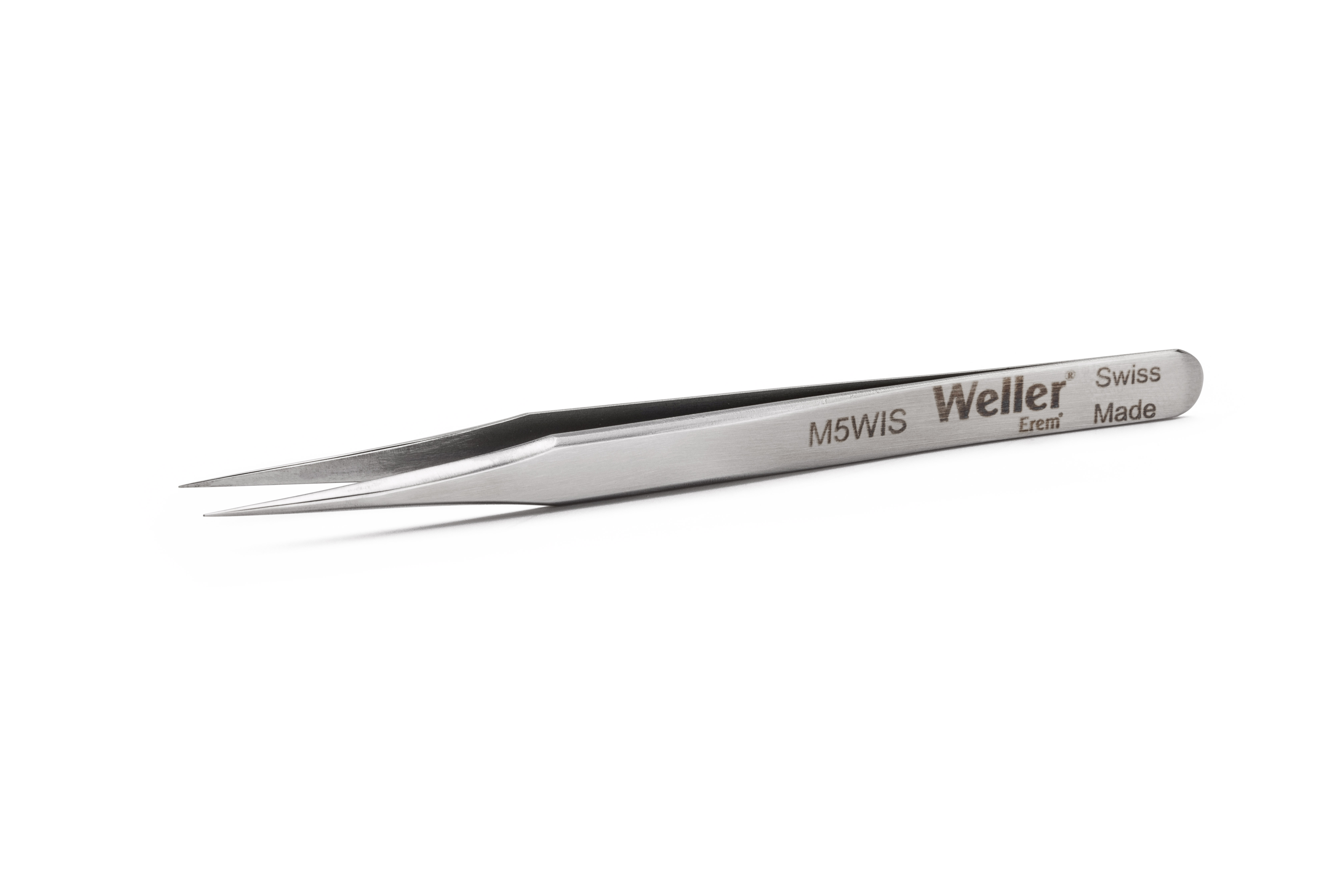 Erem 80mm Stainless Steel Pointed ESD Safe Tweezer