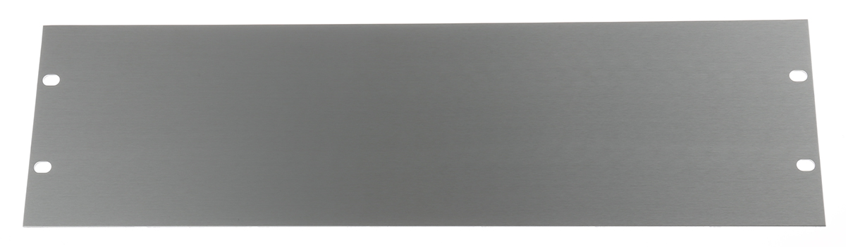 METCASE Grey Aluminium, 3 U, 95 HP 482.6 mm 132.5mm