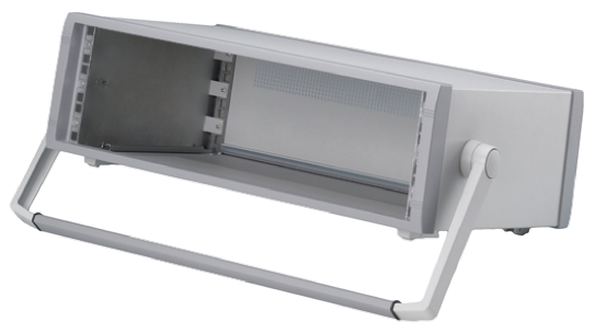 METCASE, 3 U 19 in Rack Mount Case Instrumet Ventilated 350 mm, 516.3 mm 157.3 mm