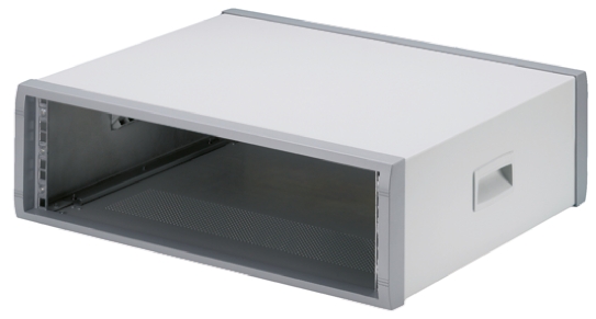 METCASE, 3 U 19 in Rack Mount Case Instrumet Ventilated 450 mm, 516.3 mm 157.3 mm