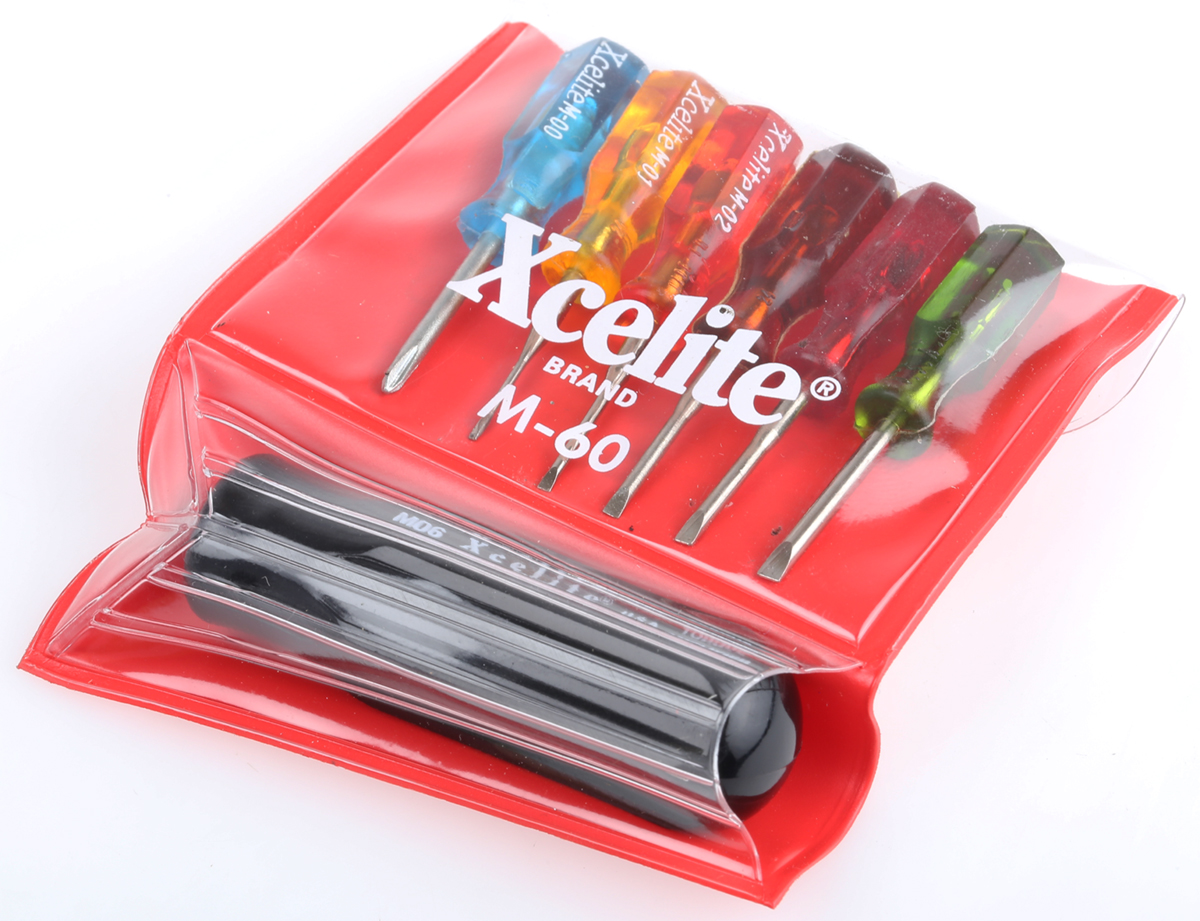Weller Xcelite Phillips, Slotted Mini Screwdriver Set, 6-Piece
