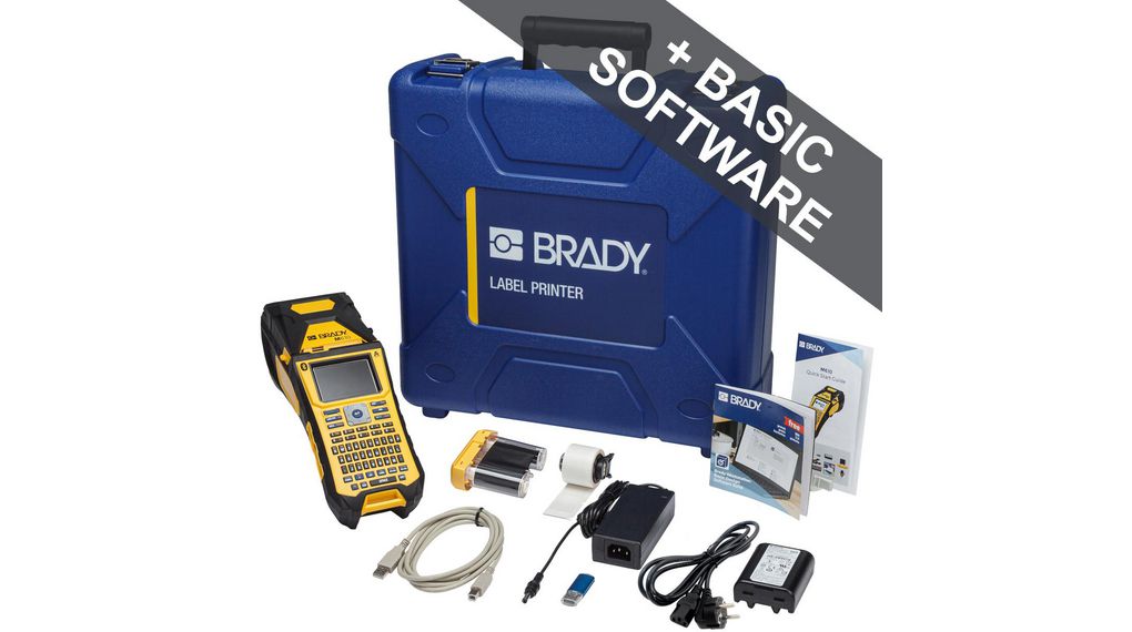 Brady Label Printer Handheld Label Printer Kit, 50.8 mm Max Label Width, Type C - EU