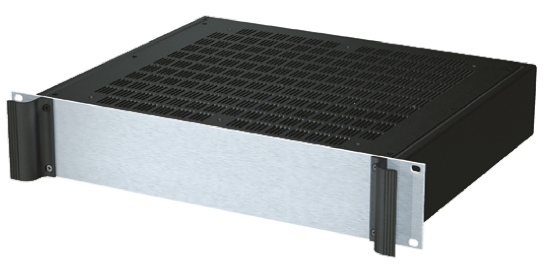 METCASE, 2 U 19 in Rack Mount Case Combimet Ventilated 365 mm, 482.6 mm 84.6 mm