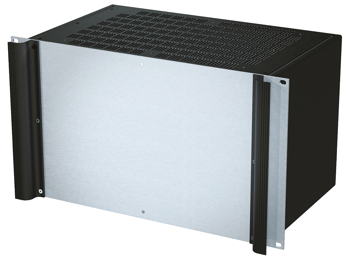 METCASE, 6 U 19 in Rack Mount Case Combimet Ventilated 265 mm, 482.6 mm 262.6 mm