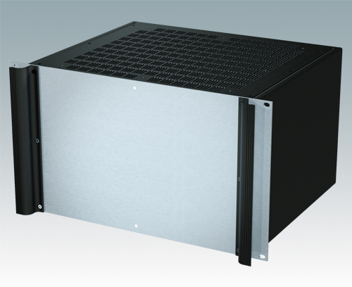 METCASE, 6 U 19 in Rack Mount Case Combimet Ventilated 365 mm, 482.6 mm 262.6 mm
