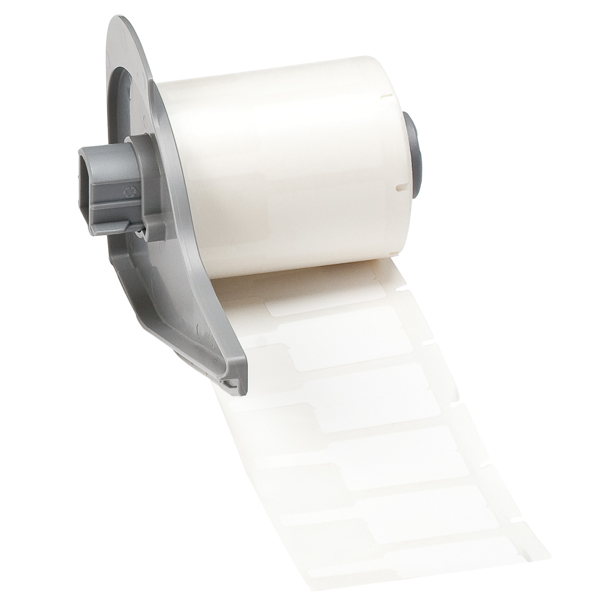 Brady Black on White Cable Labels, 29.97 mm Width, 20 mm Label Length, 29.97 mm Label Width
